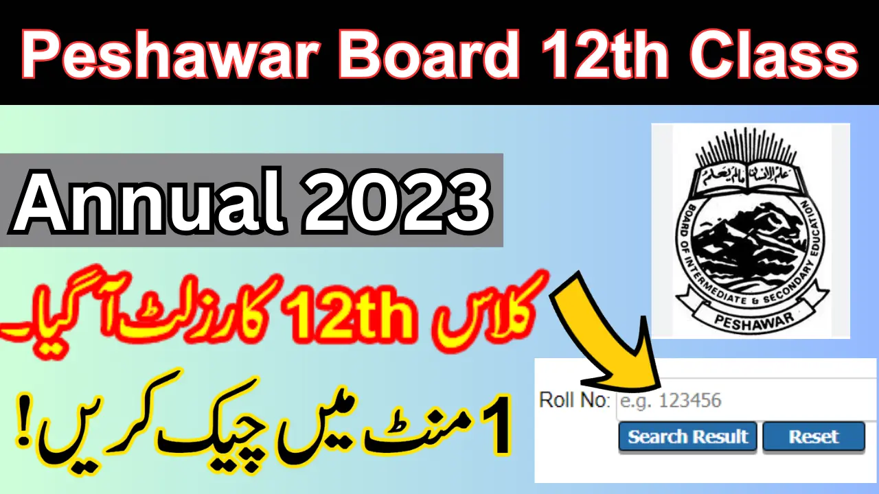 12Th Class Result 2023 Bise Peshawar Board – Check Online Result