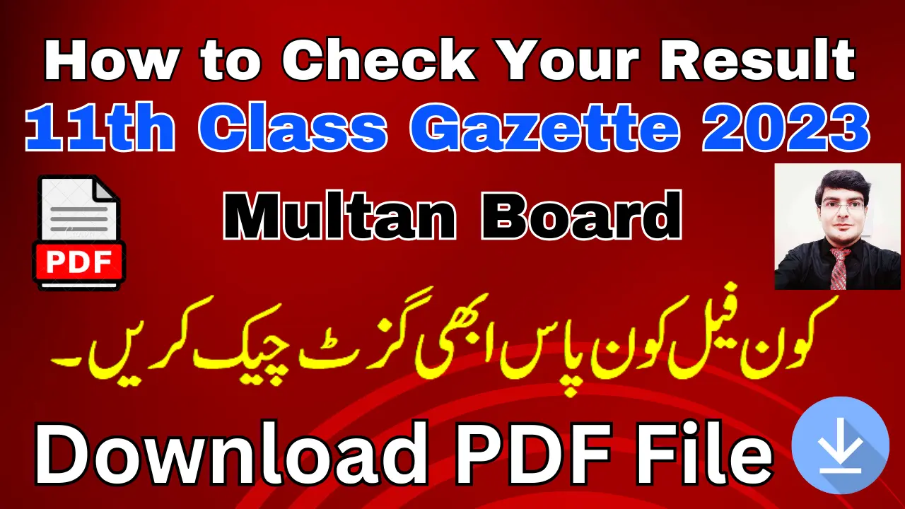 11Th Class Gazette 2023 Multan Board: How To Check Your Result Online