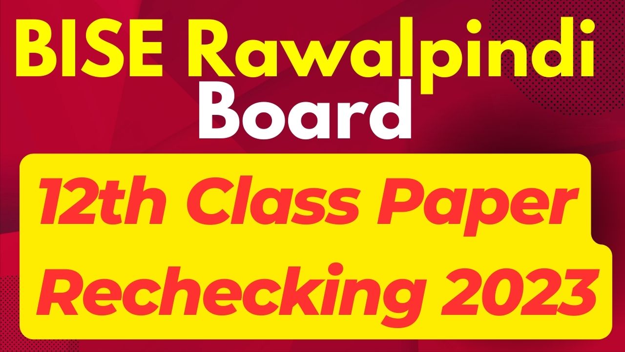 Bise Rawalpindi Result 2025 12th Class Pdf