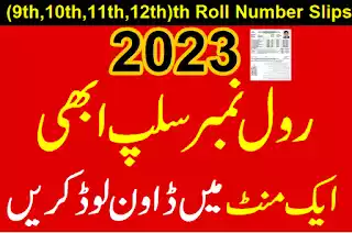 10Th Class Roll Number Slip 2023 Ajk Bise Mirpur Board - Ssc Class Roll Number Slip 2023 Ajk Bise Mirpur Board