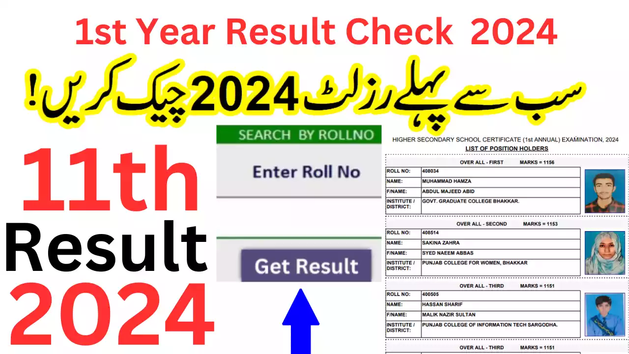 11th Class Result 2024 Bahawalpur Board