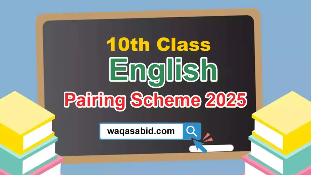 10Th Class English Pairing Scheme 2025 8 10Th Class English Pairing Scheme 2025
