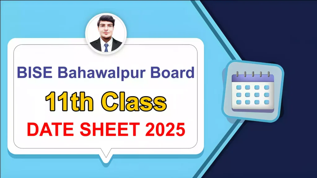 Bise Bahawalpur Board 11Th Class Date Sheet 2025 12 Bise Bahawalpur Board 11Th Class Date Sheet 2025
