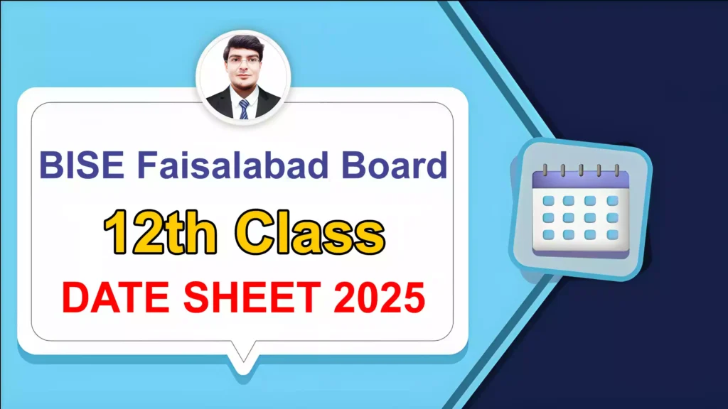 Bise Faisalabad Board 12Th Class Date Sheet 2025 3 Bise Faisalabad Board 12Th Class Date Sheet 2025