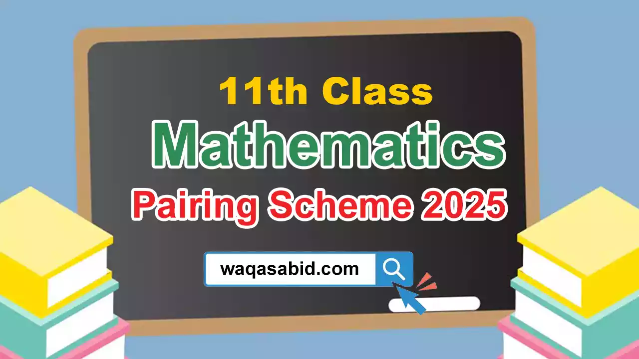 1st Year Maths Pairing Scheme 2025