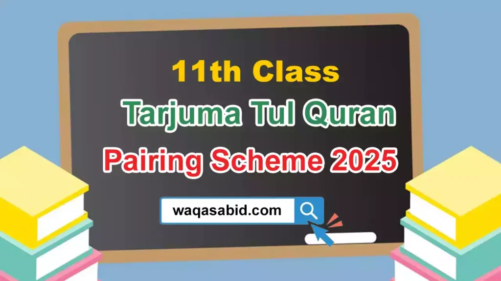 1St Year Tarjuma Tul Quran Pairing Scheme 2025 10 1St Year Tarjuma Tul Quran Pairing Scheme 2025