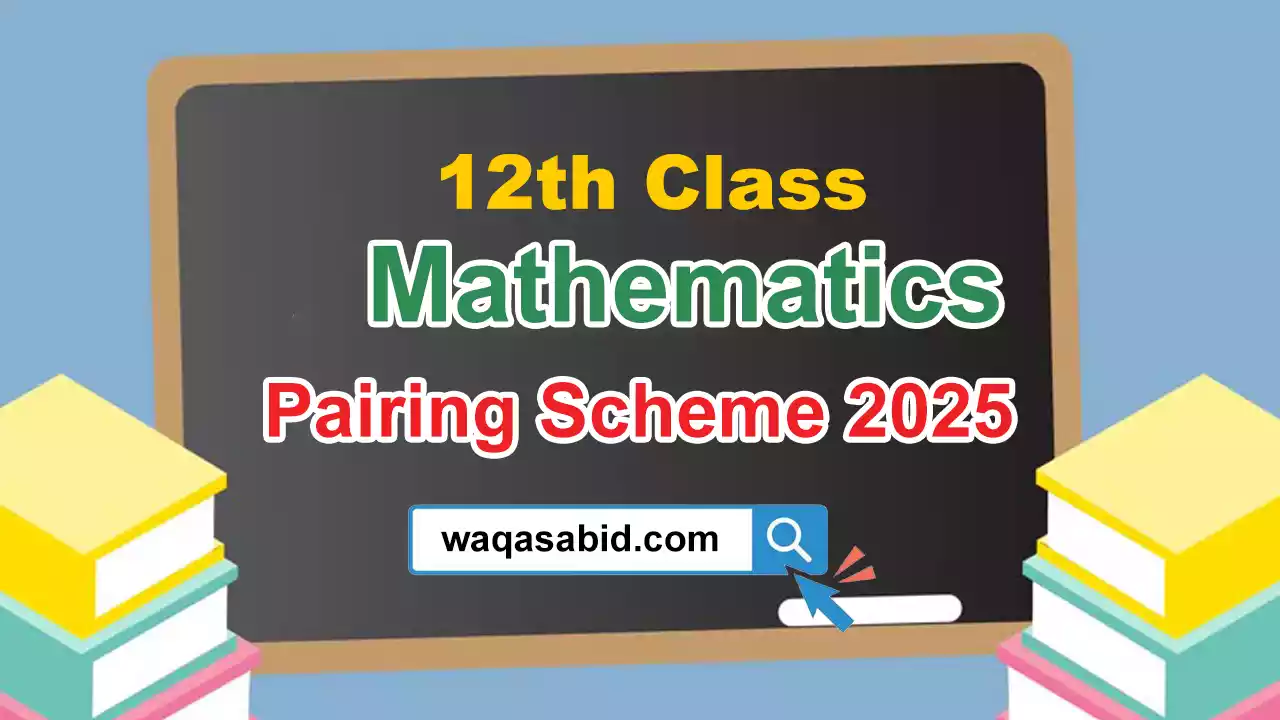 2nd Year Maths Pairing Scheme 2025