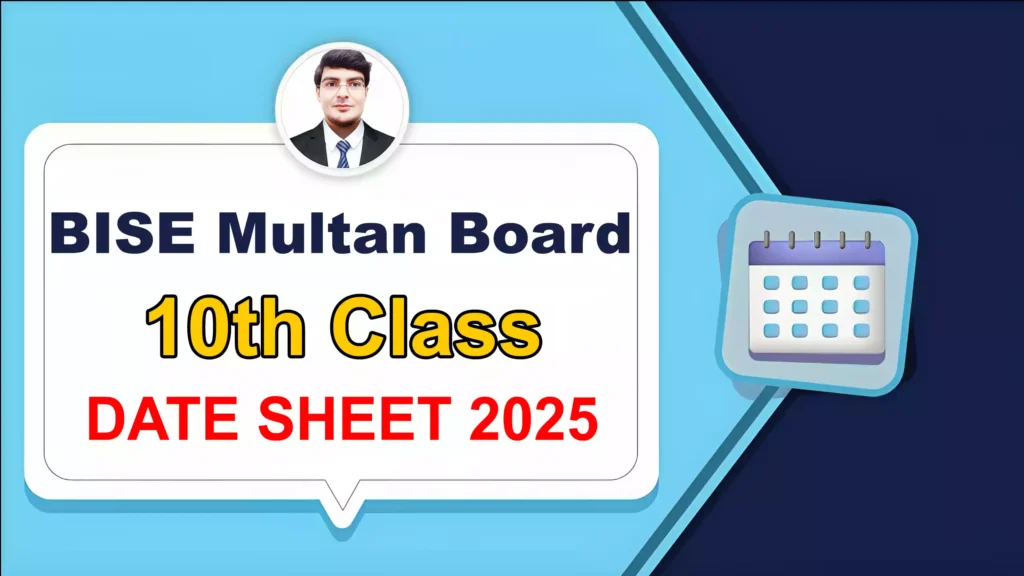Bise Multan Board 10Th Class Date Sheet 2025 2 Bise Multan Board 10Th Class Date Sheet 2025
