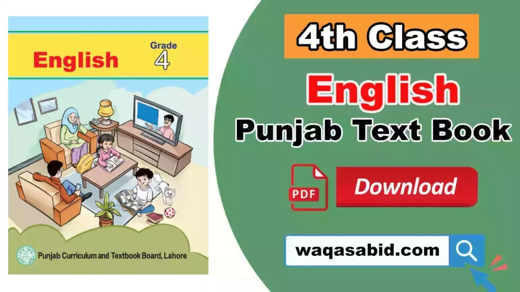 4Th Class English New Edition 2025 Snc Punjab Text Book Pdf Download