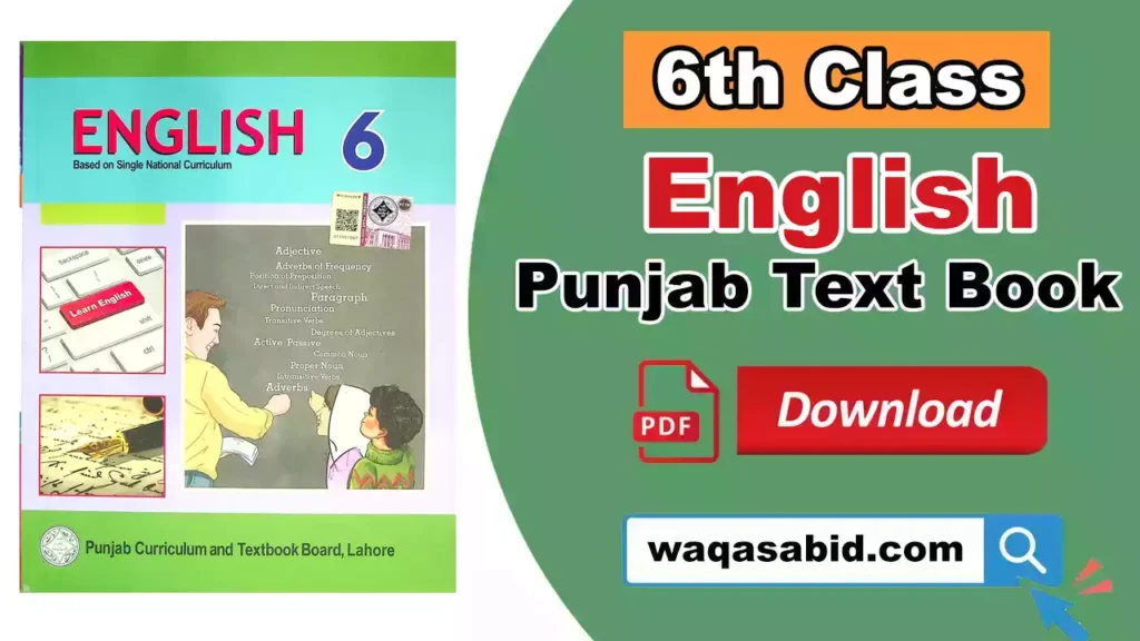 6Th Class English Snc Punjab Textbook 2025 Pdf Download