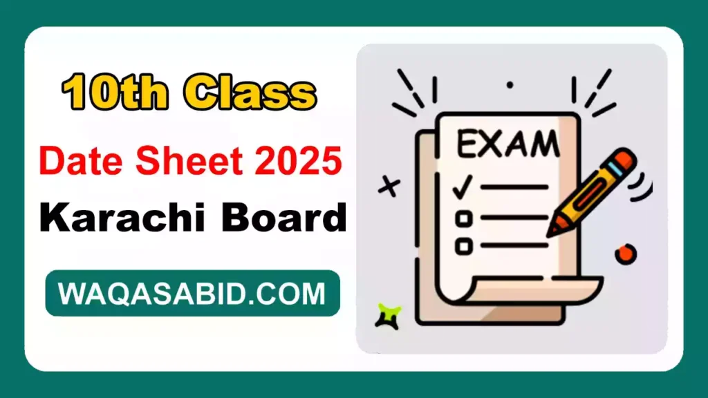 Bise Karachi Board 10Th Class Date Sheet 2025 1 Bise Karachi Board 10Th Class Date Sheet 2025