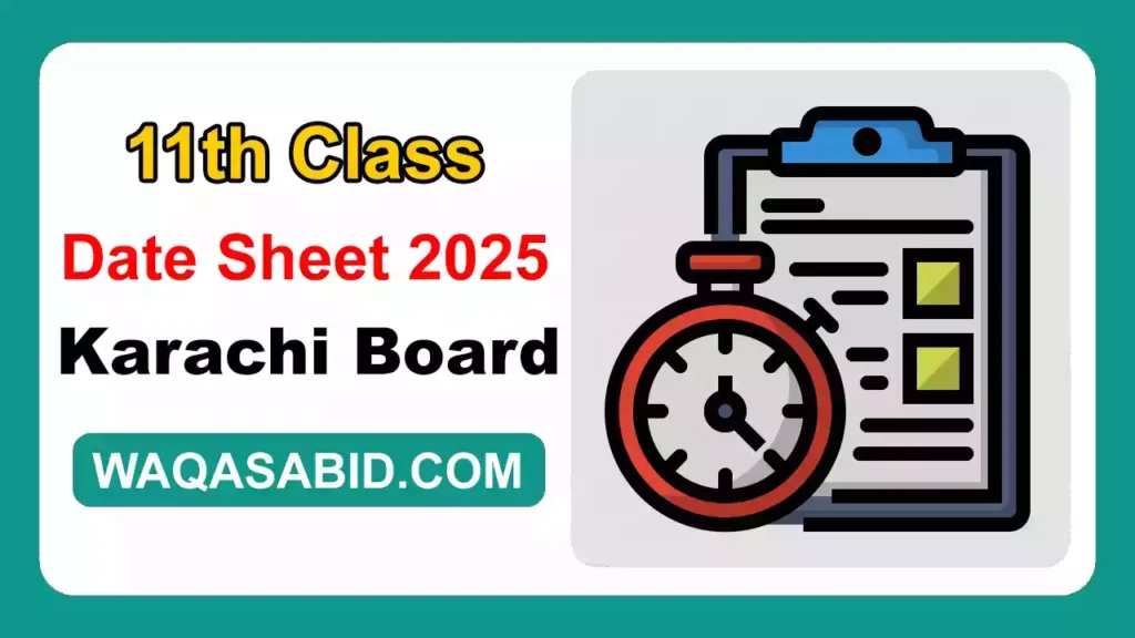 Bise Karachi Board 11Th Class Date Sheet 2025 1 Bise Karachi Board 11Th Class Date Sheet 2025