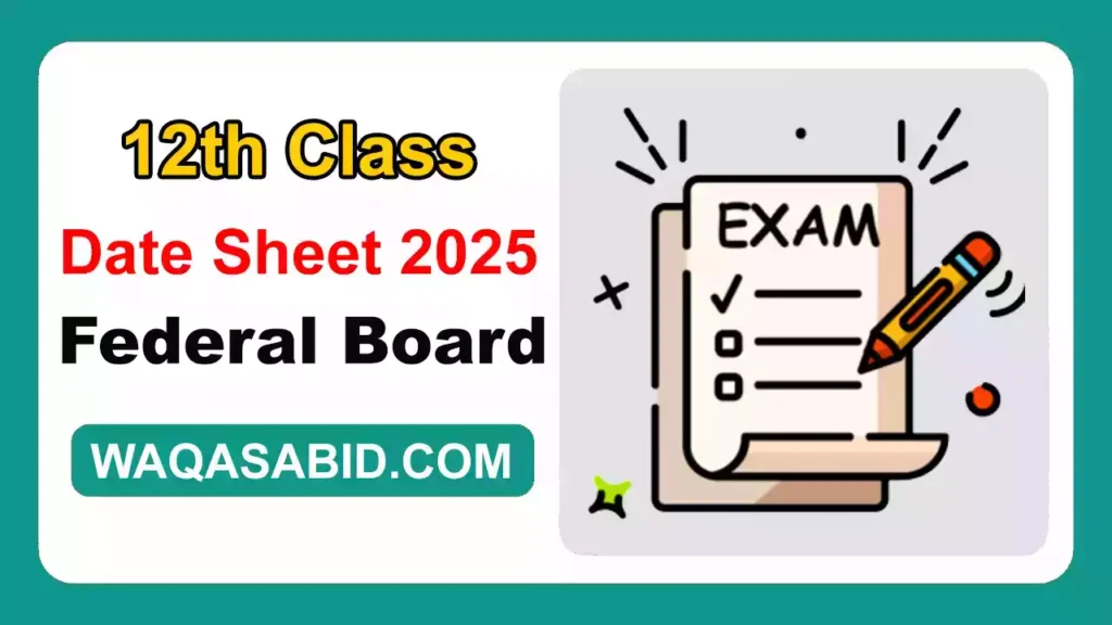Fbise Islamabad 12Th Class Date Sheet 2025 2 Fbise Islamabad 12Th Class Date Sheet 2025